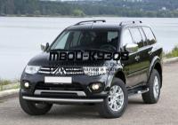 R.4007.001 - ЗАЩИТА ПЕРЕДНЕГО БАМПЕРА d76 (RIVAL) Mitsubishi Pajero Sport (2008-2013)