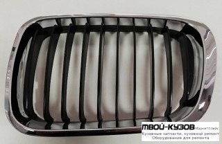 РЕШЕТКА РАДИАТОРА ЛЕВАЯ СТОРОНА ХРОМ-ЧЁРНЫЙ (ТАЙВАНЬ) для BMW E46 СЕДАН / УНИВЕРСАЛ (05.1998 - 08.2001) (09.2001 - 2003)