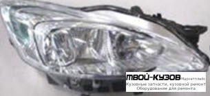 ФАРА ПРАВАЯ СТОРОНА С КОРРЕКТОР (DEPO) для Peugeot 508 (2012-)