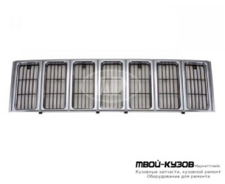 РЕШЕТКА РАДИАТОРА ХРОМ-ЧЁРНЫЙ (ТАЙВАНЬ) для Jeep CHEROKEE (1997-2001)