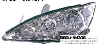 ФАРА ЛЕВАЯ СТОРОНА ПОД КОРРЕКТОР (DEPO) для Toyota CAMRY V30 (10.2001-)