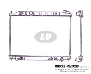 РАДИАТОР ОХЛАЖДЕНИЯ 1.3 1.6 2 для Ford FOCUS (2005-), Ford FOCUS C-MAX (2003-), Mazda 3 (2004-)
