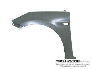 КРЫЛО ПЕРЕДНИЙ ЛЕВАЯ СТОРОНА С ОТВ ПОД ПОВТОРИТЕЛЬ (РОССИЯ) для Hyundai SOLARIS (2011-)