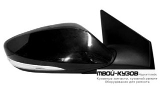 ЗЕРКАЛО ЛЕВАЯ СТОРОНА ЭЛЕКТР С ПОДОГРЕВОМ , УКАЗАТЕЛЬ ПОВОРОТА (CONVEX) (ТАЙВАНЬ) для Hyundai ELANTRA / AVANTE (2010-)