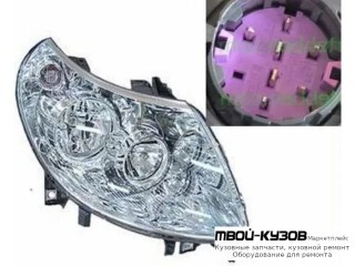 ФАРА ПРАВАЯ СТОРОНА С КОРРЕКТОР , 8 КОНТ (TYC) для Peugeot BOXER (2006-) / CITROEN JUMPER (2006-) / FIAT DUCATO кроме Рос.сборки (2006-)