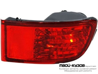 ФОНАРЬ ЗАДНИЙ ВНЕШНИЙ ПРАВАЯ СТОРОНА НИЖН В БАМПЕР С ПРОТИВОТУМ (DEPO) КРАСНЫЙ для Toyota LANDCRUISER PRADO 120 (09.2002-)