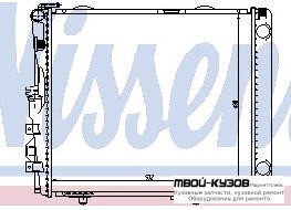 РАДИАТОР ОХЛАЖДЕНИЯ (см.каталог) для Mercedes W124 (01.1985 - 08.1989) (09.1989 - 06.1993) E124 (07.1993 - 06.1995)