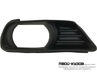 РЕШЕТКА БАМПЕРА ПЕРЕДНИЙ ПРАВАЯ СТОРОНА С ОТВЕРСТИЯМИ ПОД ПРОТИВОТУМАННЫЕ ФАРЫ (ТАЙВАНЬ) для Toyota CAMRY V40 (01.2006-)