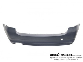 БАМПЕР ЗАДНИЙ БЕЗ ОТВ ПОД ДАТЧИКИ ГРУНТ (УНИВЕРСАЛ) (ТАЙВАНЬ) для BMW E90 СЕДАН / E91 УНИВЕРСАЛ (3 SERIES) (2004-)