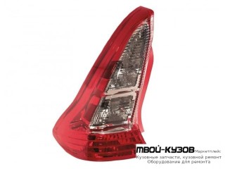 ФОНАРЬ ЗАДНИЙ ВНЕШНИЙ ЛЕВАЯ СТОРОНА (3 дв) (DEPO) ХРУСТАЛ для Citroen C4 (11.2004-) PICASSO (2006-)