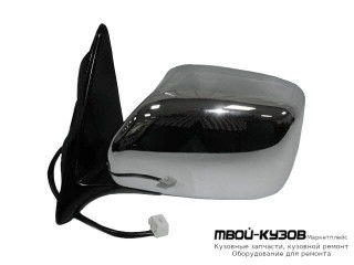 ЗЕРКАЛО ЛЕВАЯ СТОРОНА ЭЛЕКТР (CONVEX) ХРОМ (ТАЙВАНЬ) для Toyota LANDCRUISER 100 (1998-)