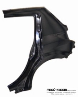 КРЫЛО ЗАДНИЙ ЛЕВАЯ СТОРОНА (ХЭТЧБЭК) (КИТАЙ) для Nissan TIIDA (2007-)