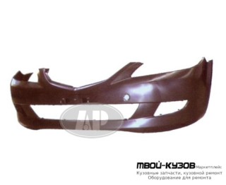 БАМПЕР ПЕРЕДНИЙ ЧЁРНЫЙ (ТАЙВАНЬ) для Mazda 6 (2002-2007)