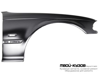 КРЫЛО ПЕРЕДНИЙ ПРАВАЯ СТОРОНА (СЕДАН) (УНИВЕРСАЛ) С ОТВ ПОД ПОВТОРИТЕЛЬ (ТАЙВАНЬ) для BMW E46 СЕДАН / УНИВЕРСАЛ (05.1998 - 08.2001) (09.2001 - 2003)