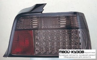 ФОНАРЬ ЗАДНИЙ ВНЕШНИЙ ЛЕВАЯ + ПРАВАЯ (КОМПЛЕКТ) ТЮНИНГ (СЕДАН) ПРОЗРАЧНЫЙ С ДИОД (SONAR) ТОНИР ВНУТРИ ХРОМ для BMW E36 (12.1990 - 01.2000)