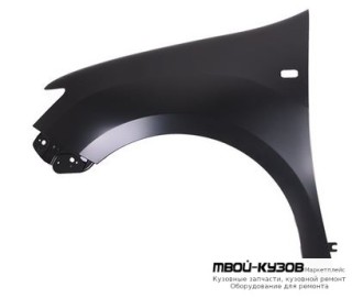 КРЫЛО ПЕРЕДНИЙ ЛЕВАЯ СТОРОНА С ОТВ ПОД ПОВТОРИТЕЛЬ (ТАЙВАНЬ) для Renault LOGAN / SANDERO (2014-)