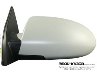 ЗЕРКАЛО ЛЕВАЯ СТОРОНА ЭЛЕКТР С ПОДОГРЕВОМ (CONVEX) ГРУНТ (ТАЙВАНЬ) для Hyundai VERNA (2006-)