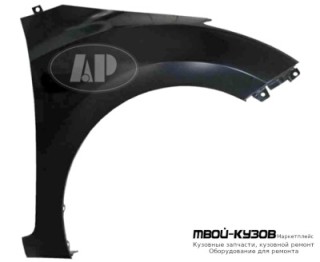 КРЫЛО ПЕРЕДНИЙ ПРАВАЯ СТОРОНА БЕЗ ОТВ ПОД ПОВТОРИТЕЛЬ (ТАЙВАНЬ) для Hyundai I30 (2012-)