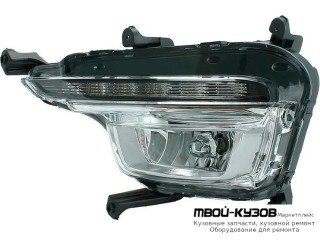ФАРА ПРОТИВОТУМАННАЯ ПРАВАЯ СТОРОНА С DRL( ХОД. ОГНИ) (КИТАЙ) для KIA RIO (2011-2017)