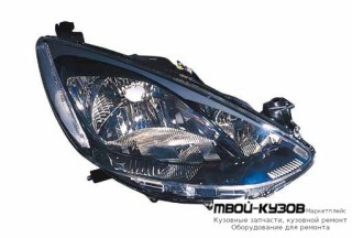 ФАРА ПРАВАЯ СТОРОНА ПОД КОРРЕКТОР (DEPO) для Mazda 2 (2007-)