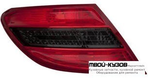 ФОНАРЬ ЗАДНИЙ ВНЕШНИЙ ЛЕВАЯ + ПРАВАЯ (КОМПЛЕКТ) ТЮНИНГ С ДИОД (DEPO) КРАСНЫЙ-ТОНИР для Mercedes W204 (2007-)