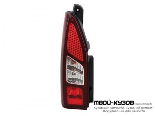 ФОНАРЬ ЗАДНИЙ ВНЕШНИЙ ЛЕВАЯ СТОРОНА ОДИНАРН ДВЕРЬ (DEPO) для Citroen BERLINGO (2013-) / PEUGEOT PARTNER (2015-)