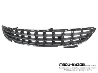 РЕШЕТКА БАМПЕРА ПЕРЕДНИЙ ЦЕНТР ТЕМНО-СЕРЫЙ (ТАЙВАНЬ) для Opel CORSA (2011-)