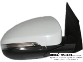 ЗЕРКАЛО ПРАВАЯ СТОРОНА ЭЛЕКТР С ПОДОГРЕВОМ , УКАЗАТЕЛЬ ПОВОРОТА АВТОСКЛАДЫВ 8 КОНТ (КИТАЙ) для Hyundai TUCSON (2015-)