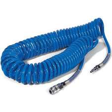 680-08015SQ Шланг полиуретановый спиральный с быстросъемными штуцерами 8х12 мм 15 м