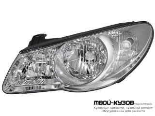 ФАРА ЛЕВАЯ СТОРОНА БЕЗ КОРРЕКТОР (КИТАЙ) для Hyundai ELANTRA (2007-)