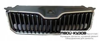 РЕШЕТКА РАДИАТОРА С ХРОМ МОЛДИНГ (КИТАЙ) для Skoda SUPERB (2015-)