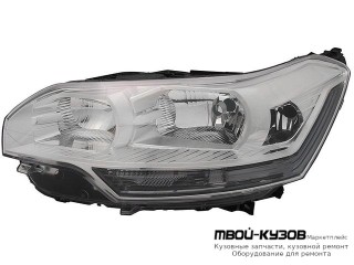 ФАРА ЛЕВАЯ СТОРОНА +/- ПОД КОРРЕКТОР (DEPO) для Citroen C5 (2008-)