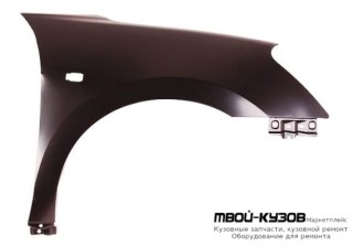 КРЫЛО ПЕРЕДНИЙ ПРАВАЯ СТОРОНА С ОТВ ПОД ПОВТОРИТЕЛЬ (ТАЙВАНЬ) для Nissan ALMERA G15 (2013-)