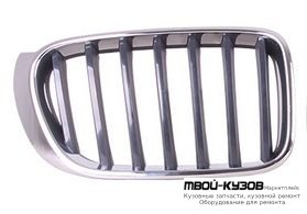 РЕШЕТКА РАДИАТОРА ЛЕВАЯ СТОРОНА ХРОМ-ЧЁРНЫЙ (ТАЙВАНЬ) для BMW F25 X3 (2011-)