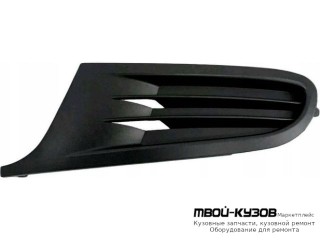 РЕШЕТКА БАМПЕРА ПЕРЕДНИЙ ЛЕВАЯ СТОРОНА БЕЗ ОТВЕРСТИЙ ПОД ПРОТИВОТУМАННЫЕ ФАРЫ (ТАЙВАНЬ) для Volkswagen GOLF VI (2009-2011)