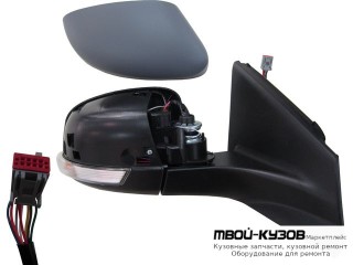 ЗЕРКАЛО ПРАВАЯ СТОРОНА ЭЛЕКТР С ПОДОГРЕВОМ АВТОСКЛАДЫВ УКАЗАТЕЛЬ ПОВОРОТА ПОДСВЕТ (ASPHERICAL) ГРУНТ (ТАЙВАНЬ) для Ford MONDEO (04.2007-)