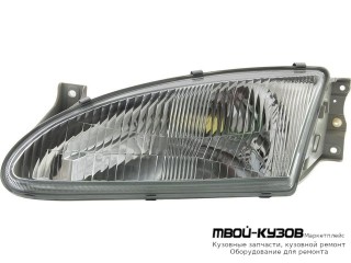 ФАРА ЛЕВАЯ СТОРОНА БЕЗ КОРРЕКТОР (DEPO) для Hyundai ELANTRA (11.1995 - 04.1998) (05.1998 - 2000)