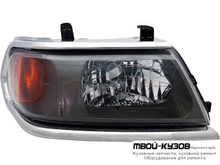 ФАРА ПРАВАЯ СТОРОНА (USA) МОЛДИНГ (DEPO) ХРОМ для Mitsubishi PAJERO SPORT (1997-) / MONTERO SPORT (1997-) / CHALENGER (1997-)
