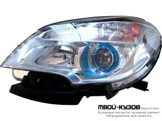 ФАРА ЛЕВАЯ СТОРОНА С КОРРЕКТОР ЛИНЗОВАННАЯ ТЮНИНГ ВНУТРИ ХРОМ (КИТАЙ) для Opel MOKKA (2012-)