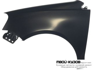 КРЫЛО ПЕРЕДНИЙ ЛЕВАЯ СТОРОНА БЕЗ ОТВ ПОД ПОВТОРИТЕЛЬ (ТАЙВАНЬ) для Volkswagen POLO (08.2001 - 2009)