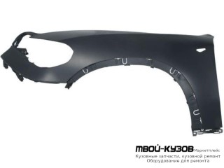 КРЫЛО ПЕРЕДНИЙ ЛЕВАЯ СТОРОНА БЕЗ ОТВ П/ОМЫВАТЕЛЬ для BMW E70 X5 (2007-)