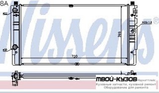 РАДИАТОР ОХЛАЖДЕНИЯ (см.каталог) для Volkswagen TRANSPORTER T4 (09.1990-)