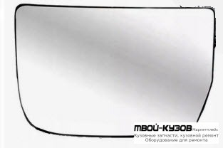 СТЕКЛО ЗЕРКАЛА ПРАВАЯ СТОРОНА НИЖН С ПОДОГРЕВОМ (CONVEX) (ТАЙВАНЬ) для Iveco DAILY (2006-)