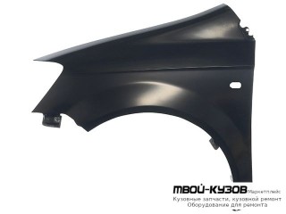 КРЫЛО ПЕРЕДНИЙ ЛЕВАЯ СТОРОНА С ОТВ ПОД ПОВТОРИТЕЛЬ (ТАЙВАНЬ) для Hyundai GETZ (2003-2005)