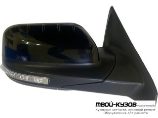 ЗЕРКАЛО ПРАВАЯ СТОРОНА ЭЛЕКТР С ПОДОГРЕВОМ , УКАЗАТЕЛЬ ПОВОРОТА , АВТОСКЛАДЫВ , СИГНАЛ СЛЕПЫХ ЗОН , ПАМЯТЬЮ , ПОДСВЕТ , ГРУНТ (ТАЙВАНЬ) для Ford EXPLORER (2011-)