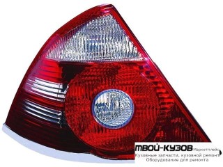 ФОНАРЬ ЗАДНИЙ ВНЕШНИЙ ЛЕВАЯ СТОРОНА (DEPO) КРАСНЫЙ-БЕЛ для Ford MONDEO (04.2001-)
