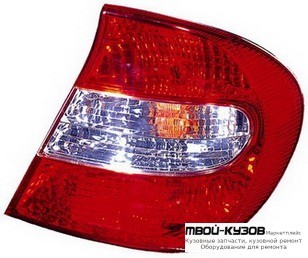 ФОНАРЬ ЗАДНИЙ ВНЕШНИЙ ПРАВАЯ СТОРОНА (DEPO) КРАСНЫЙ-БЕЛ для Toyota CAMRY V30 (10.2001-)