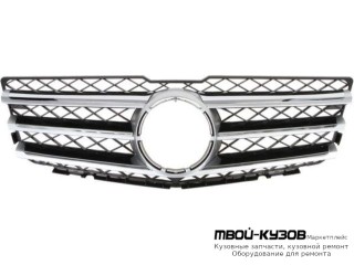 РЕШЕТКА РАДИАТОРА ХРОМ-ЧЁРНЫЙ (ТАЙВАНЬ) для Mercedes X204 GLK-CLASS (2008-)
