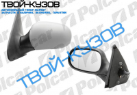 CLIO 98-00 ЗЕРКАЛО МЕХАНИЧЕСКОЕ ЛЕВОЕ ПОД ПОКРАСКУ