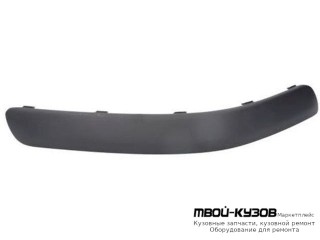 МОЛДИНГ БАМПЕРА ПЕРЕДНИЙ ПРАВАЯ СТОРОНА ЧЁРНЫЙ (ТАЙВАНЬ) для Hyundai GETZ (2003-2005)